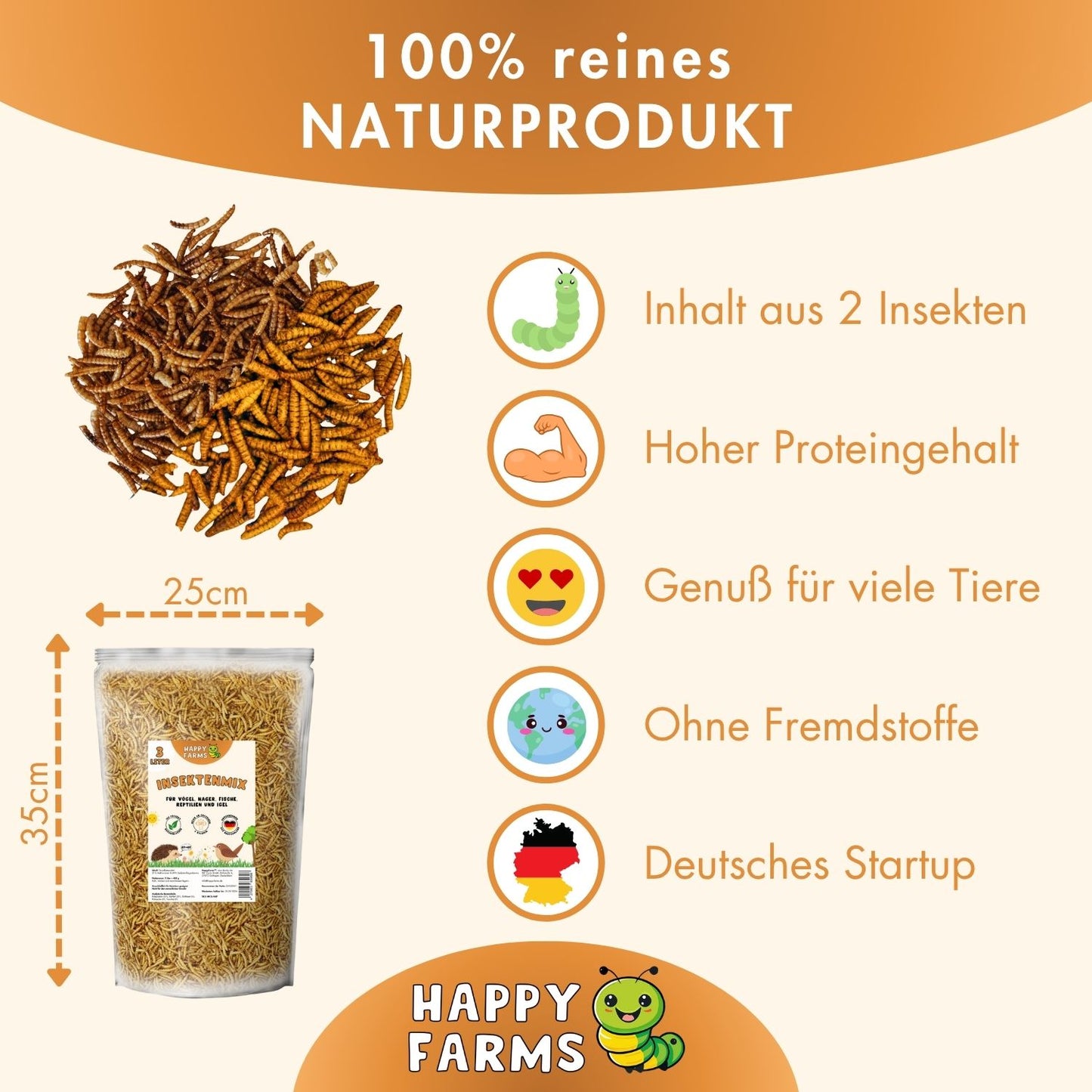 InsektenMix 3 Liter