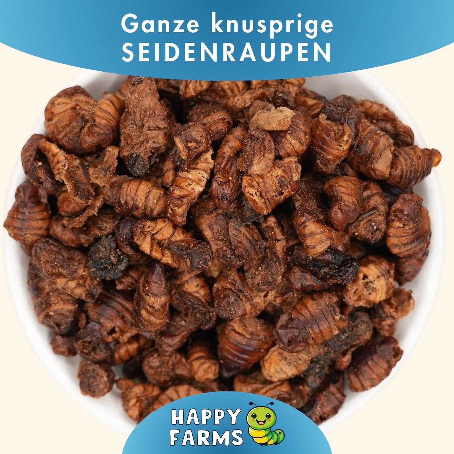 hochwertige Seidenraupen von HappyFarms